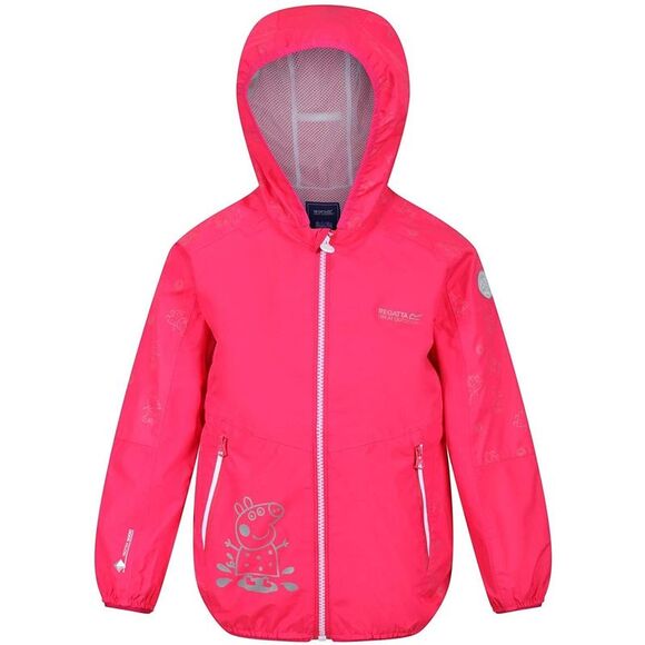 Regatta Childrens/Kids Waterproof Jacket / Bright Blush
